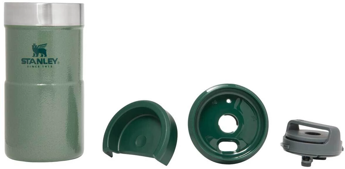 Stanley Classic Neverleak Travel Mug 0,25l, orange/argent 5 Stanley Classic Neverleak Travel Mug 0,25l, orange/argent – Image 3