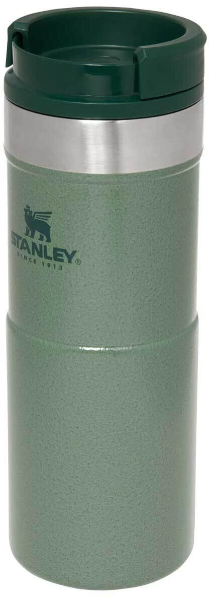 Stanley Classic Neverleak Travel Mug 0,35l, vert/argent 4 Stanley Classic Neverleak Travel Mug 0,35l, vert/argent – Image 2