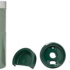 Stanley Classic Neverleak Travel Mug 0,35l, orange/argent -Cuisine de Camping Soldes stanley classic neverleak travel mug 035l hammertone green 3 3