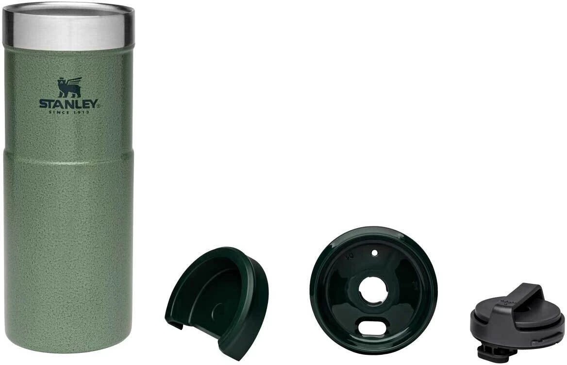 Stanley Classic Neverleak Travel Mug 0,47l, vert/argent 5 Stanley Classic Neverleak Travel Mug 0,47l, vert/argent – Image 3