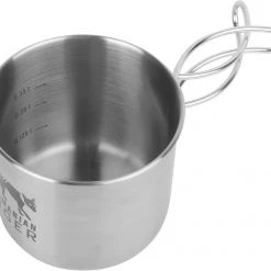 Tasmanian Tiger TT Handle Mug 500 0,5l, argent -Cuisine de Camping Soldes tasmanian tiger tt handle mug 500 05l stainless steel 5