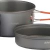 Vango Hard Anodised Adventure Pot Set, gris -Cuisine de Camping Soldes vango hard anodised adventure pot set grey 1