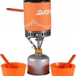 Vango Ultralight Heat Exchanger Kit de cuisson, orange/gris -Cuisine de Camping Soldes vango ultralight heat exchanger cook kit grey 4