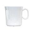 Waca Tasse Mélamine 400ml, blanc/gris -Cuisine de Camping Soldes waca melamin henkelbecher 1