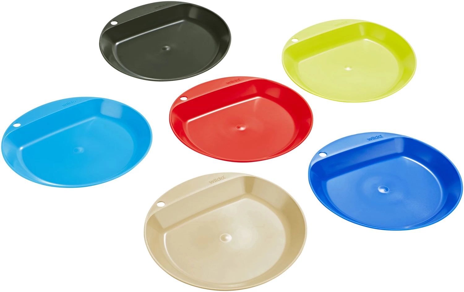 Wildo Camper Plate Flat Set, Multicolore 3 Wildo Camper Plate Flat Set, Multicolore